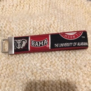 The university of Alabama key wristlet